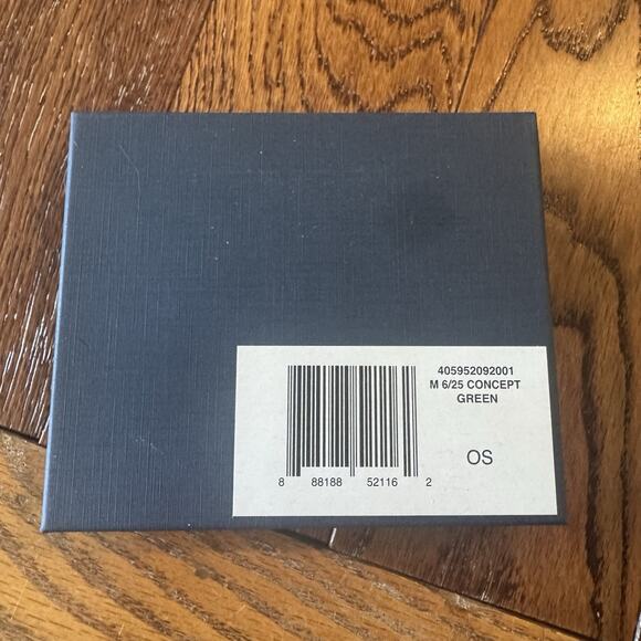 Polo Ralph Lauren Bifold Billfold Wallet Green Leather Preppy Bear Jacket - Picture 12 of 13